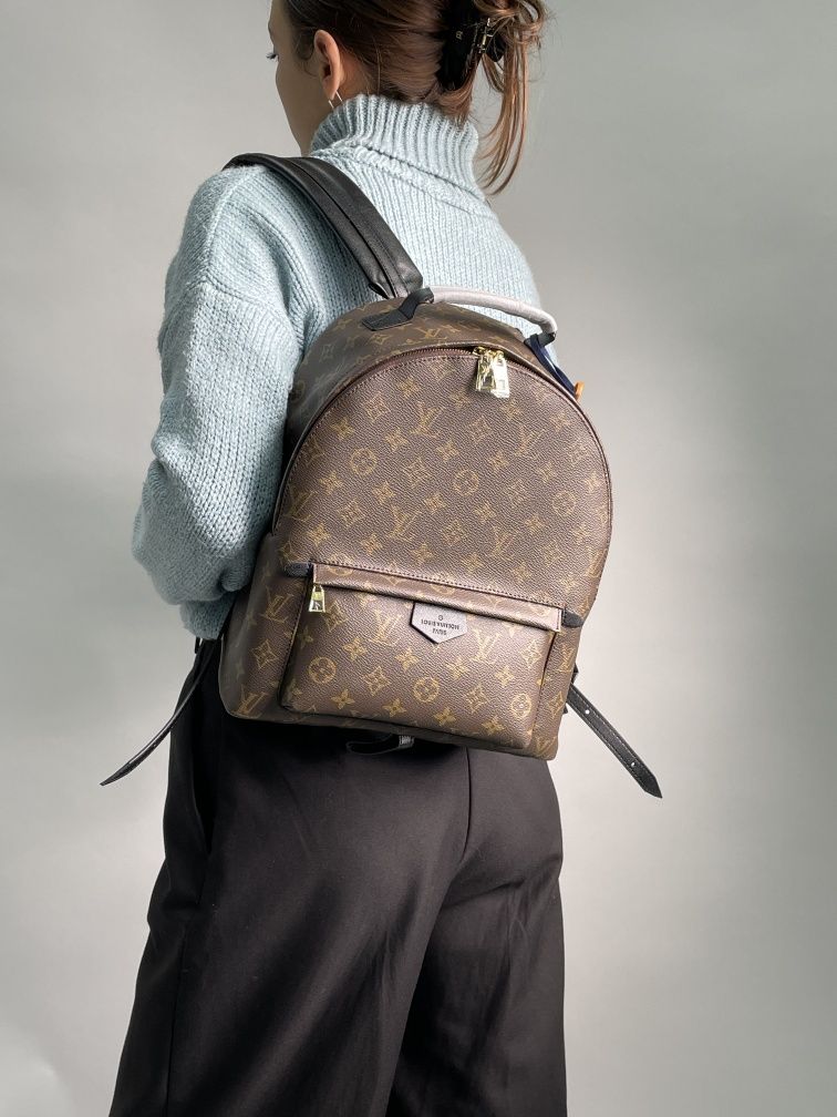 Рюкзак жіночий Louis Vuitton Palm Springs MM Brown/Black