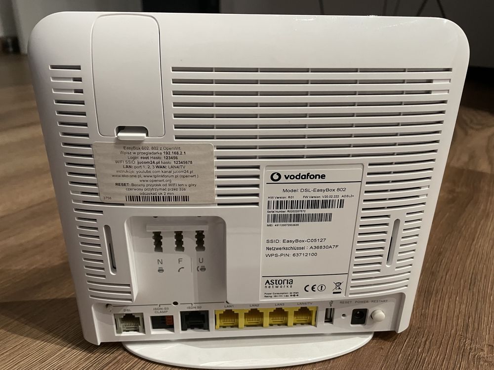 Router DSL Easy Box 802