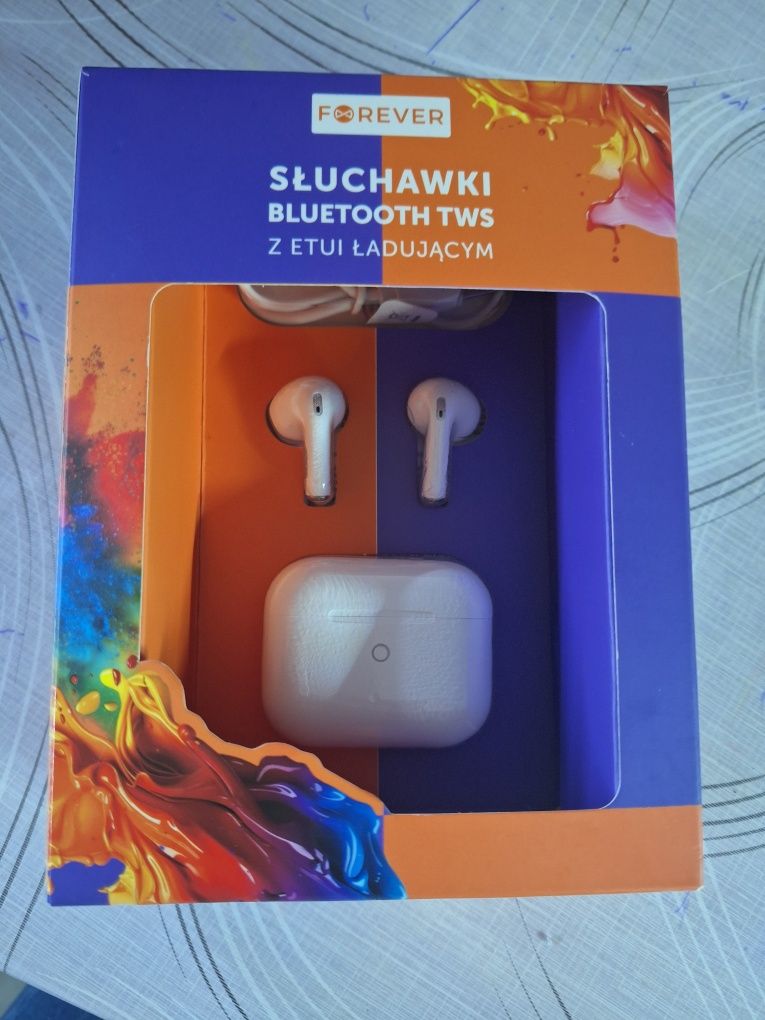Nowe-Słuchawki  bluetooth tws z etui  ładującym