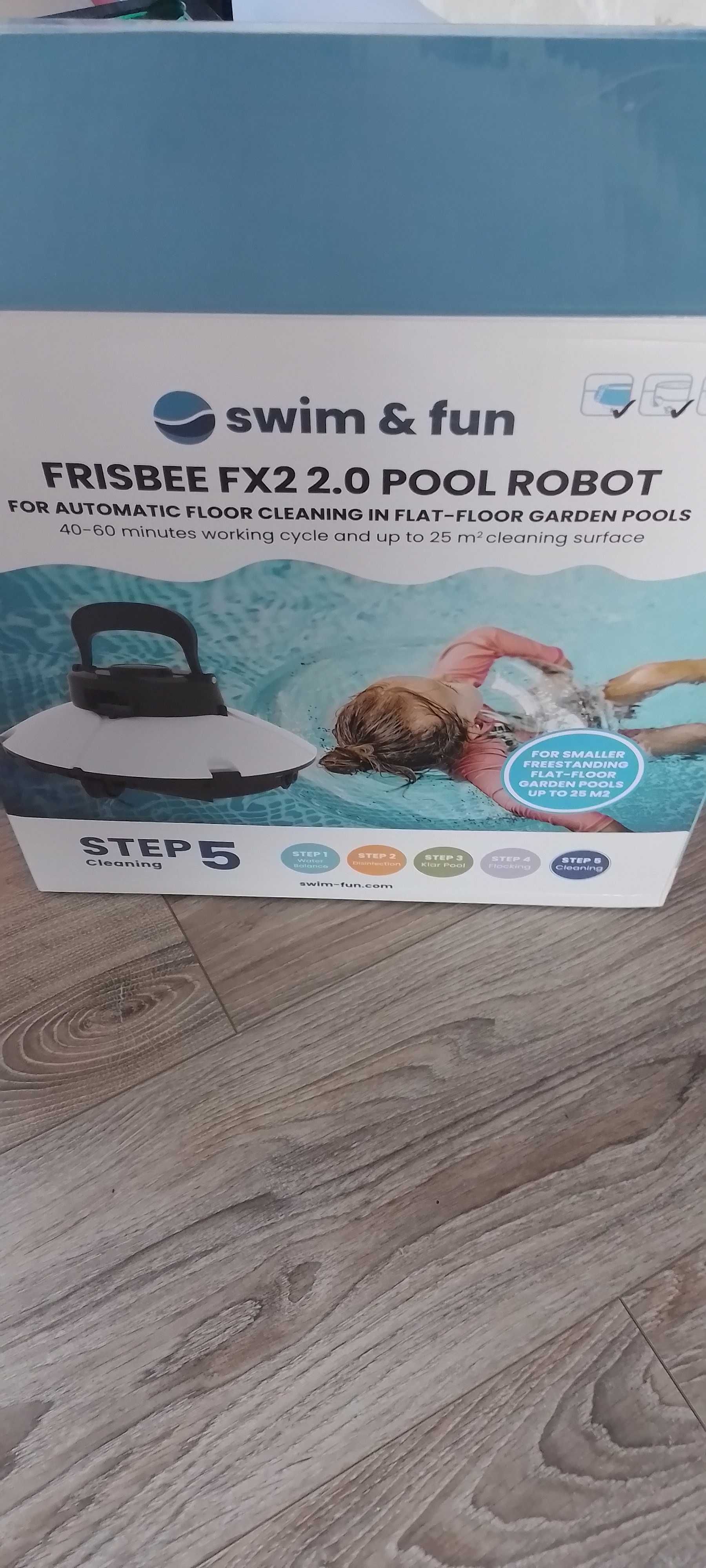 Swim &Fun Frisbee Pool Robot Fx2 2.0 Odkurzacz basenowy