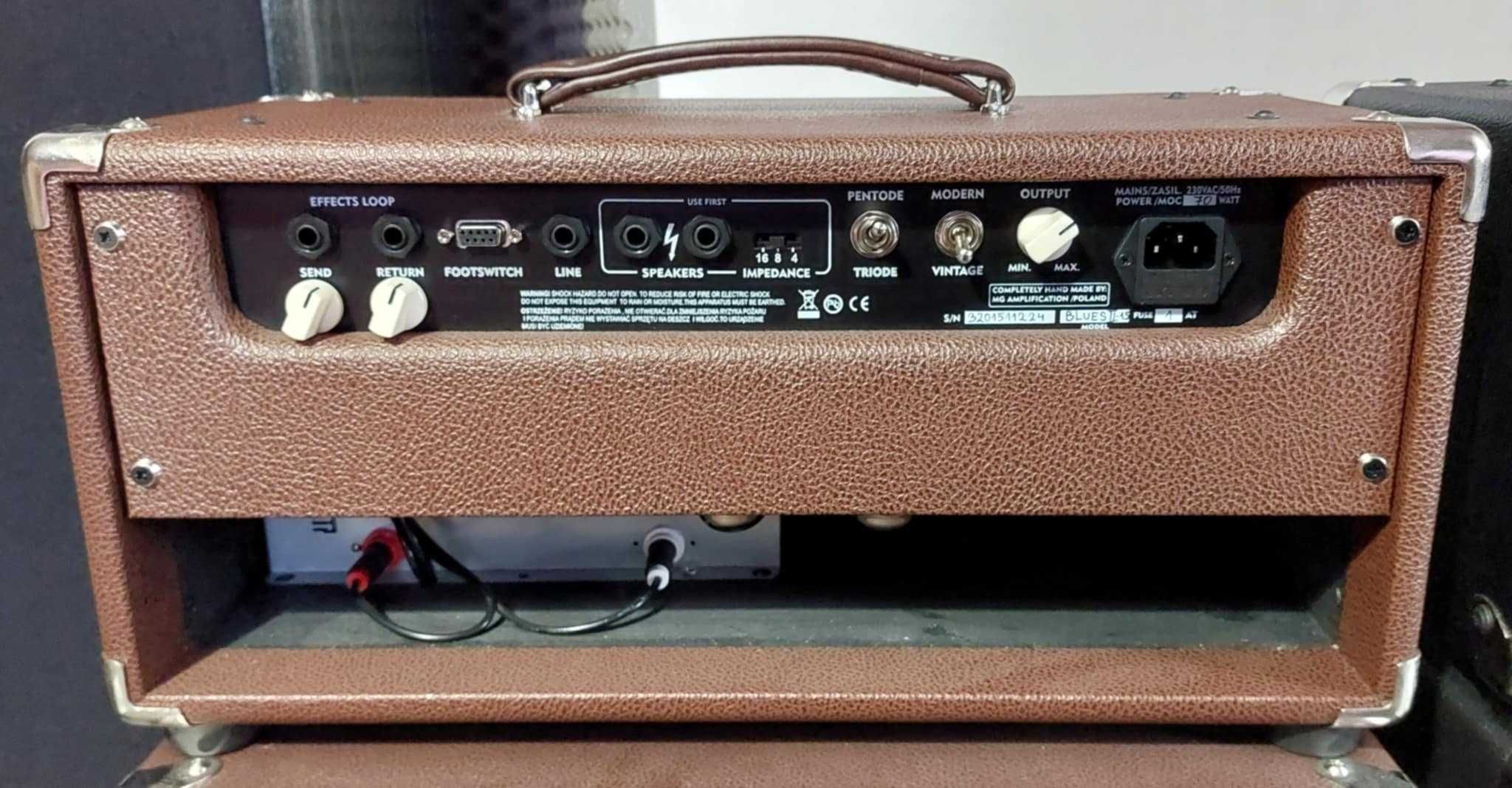 Wzmacniacz head lampowy MG BLUES II 15  custom vintage jak fender