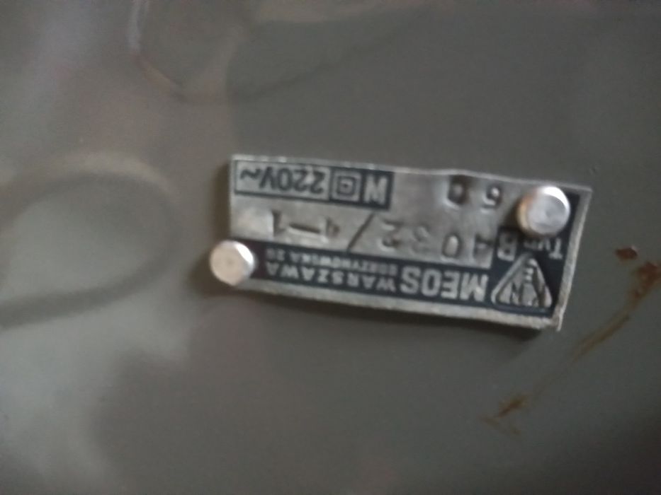 Stara lampka z PRL-u Grzybek