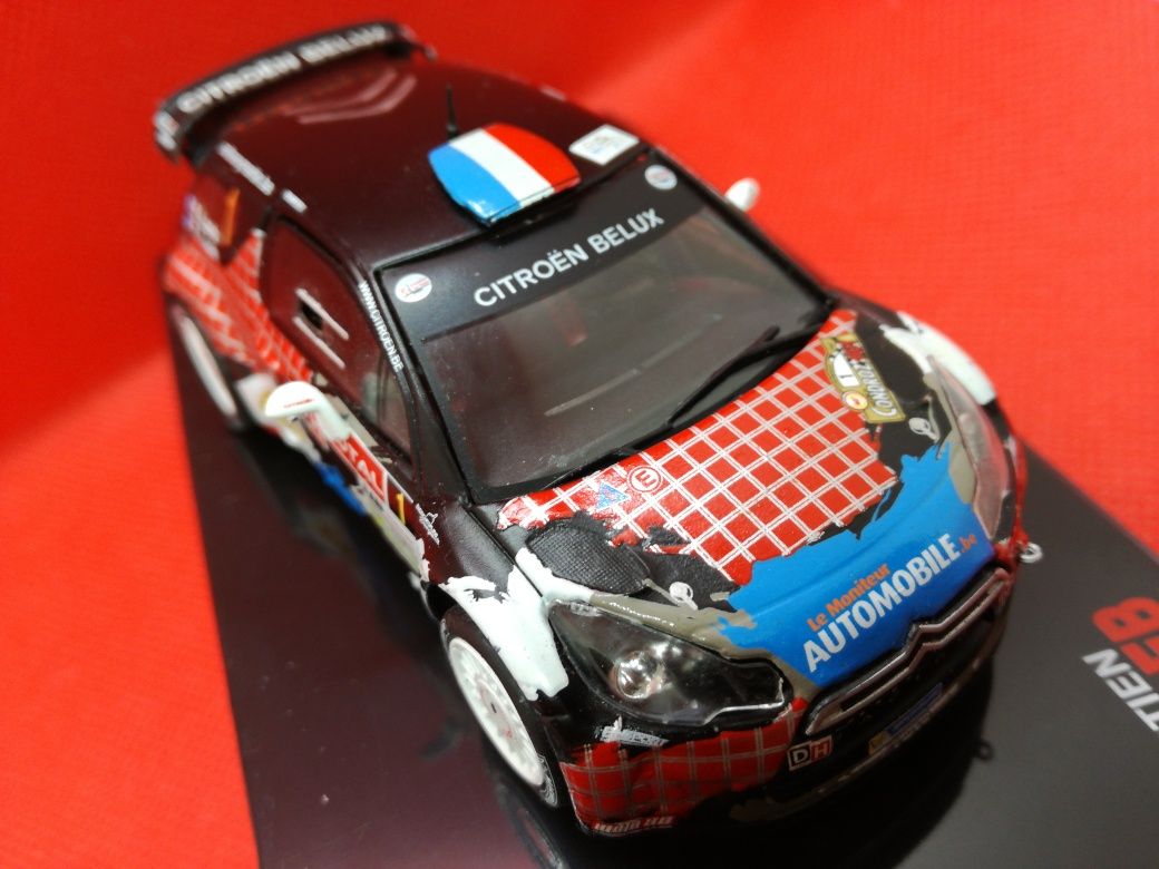 Miniatura 1/43 Citroen DS3 WRC Loeb Rally du Condroz-Huy 2013