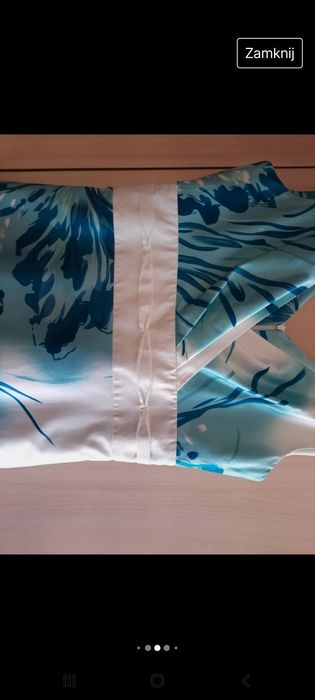 Sukienka w niebieskie kwiaty L