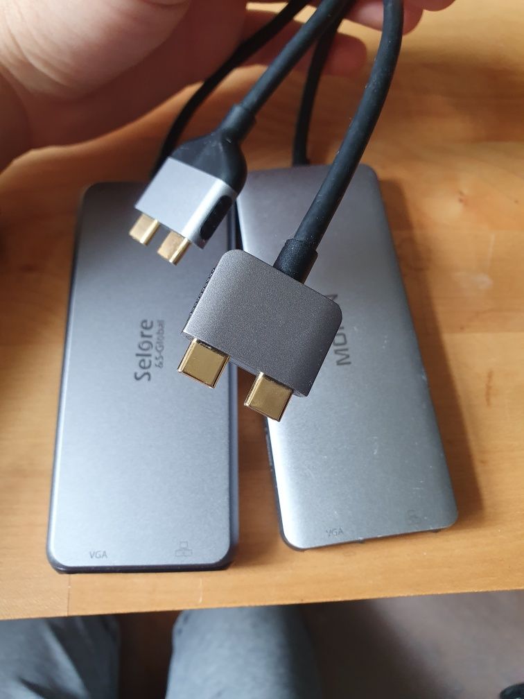 HUB USB-C stacja dokująca HDMI, Ethernet, SD