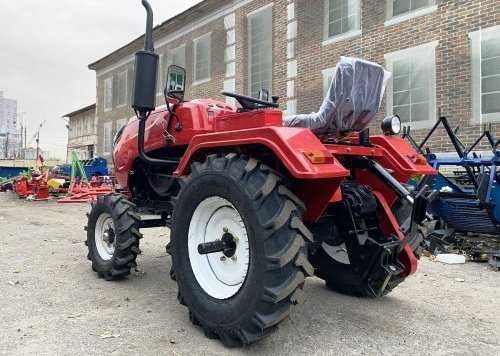 Новітній мототрактор Булат Т25 з плугом та фрезою. Трактор мінітрактор