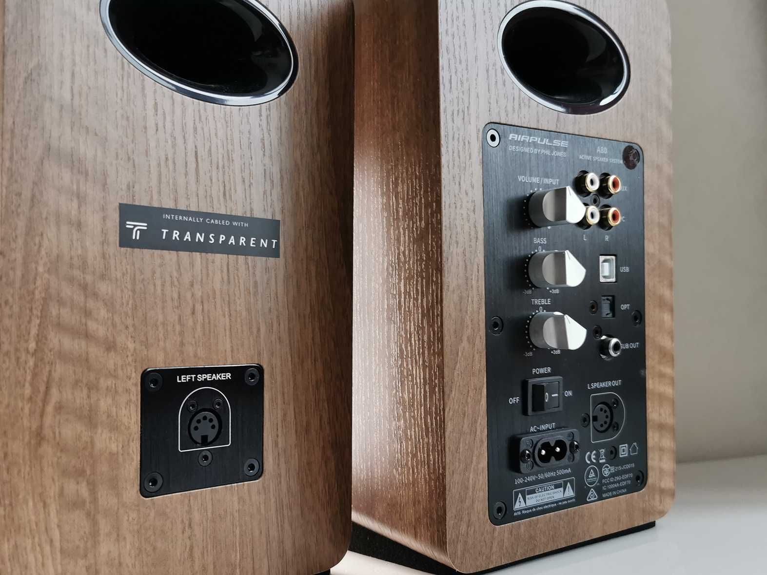 Активная акустика Airpulse A80 Walnut