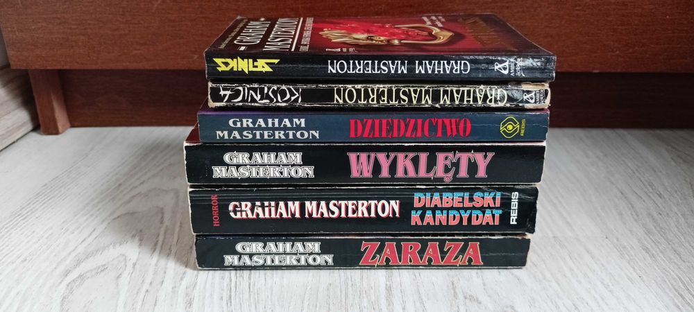 6x Masterton Wyklęty Zaraza Diabelski kandydat Dziedzictwo Kostnica