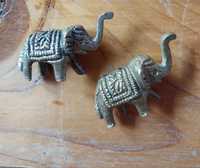 2 słonie pozłacane , małe