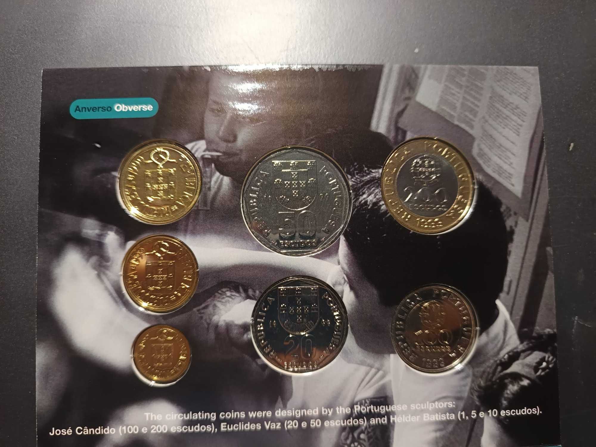 1999 – BNC – Série anual de moedas correntes (50 Anos da UNICEF)