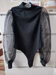 Body damskie boohoo tiulowe rękawy