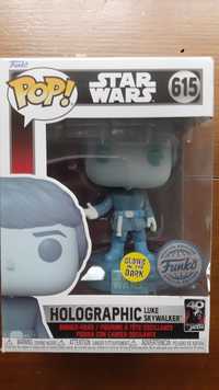 Funko Pop Holographic Luke Skywalker 615