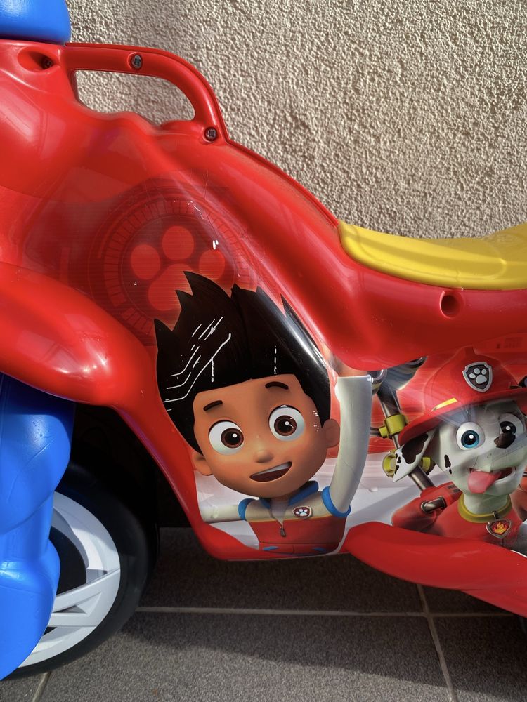 Jeździk motor dla dzieci Psi Patrol