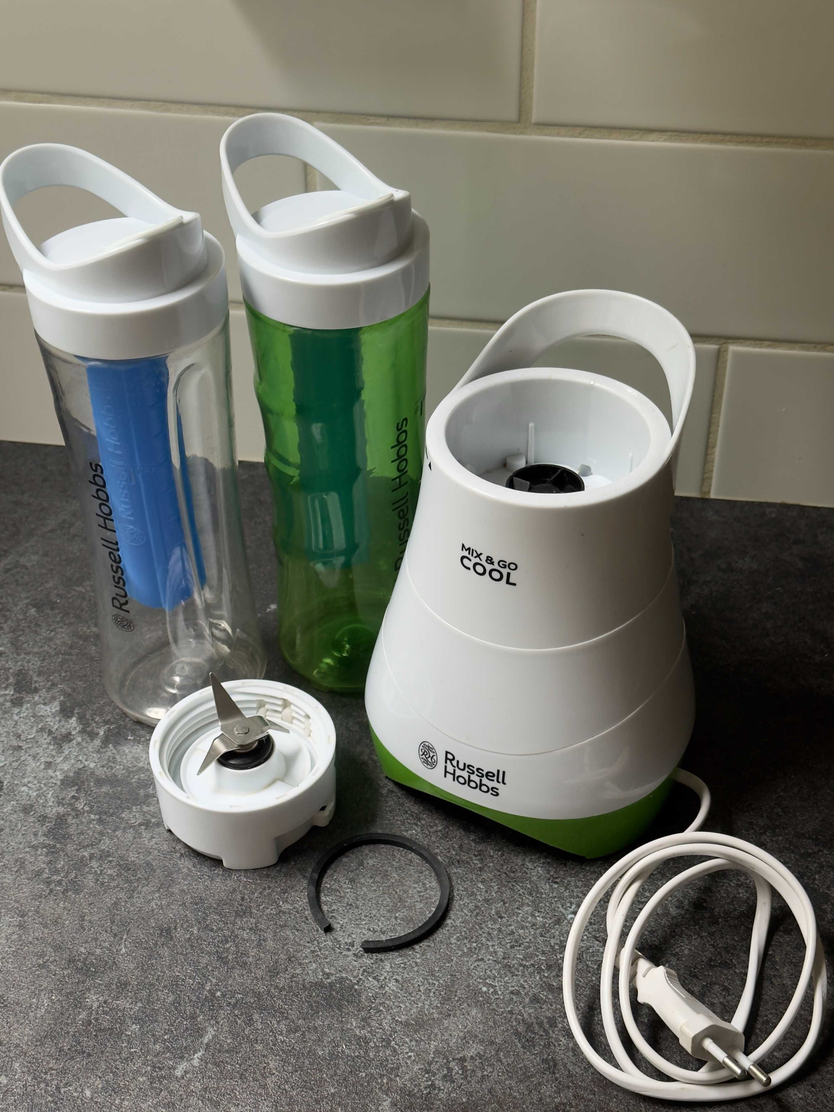 Blender Russell Hobbs Mix & Go Cool + 2 kielichy