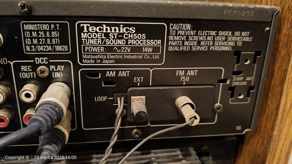 Wieża Technics ST-CH505.