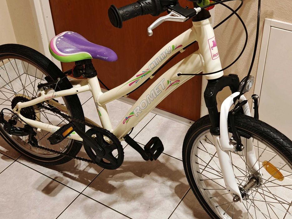 Piękny rower górski Romet Cindy 20 - stan idealny