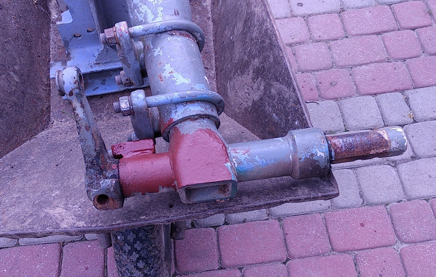 Oś c340 po przeróbce.