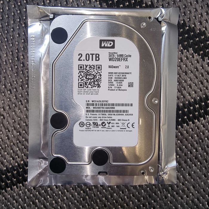 WD Western Digital Red WD20EFRX 2TB NASware 3.0