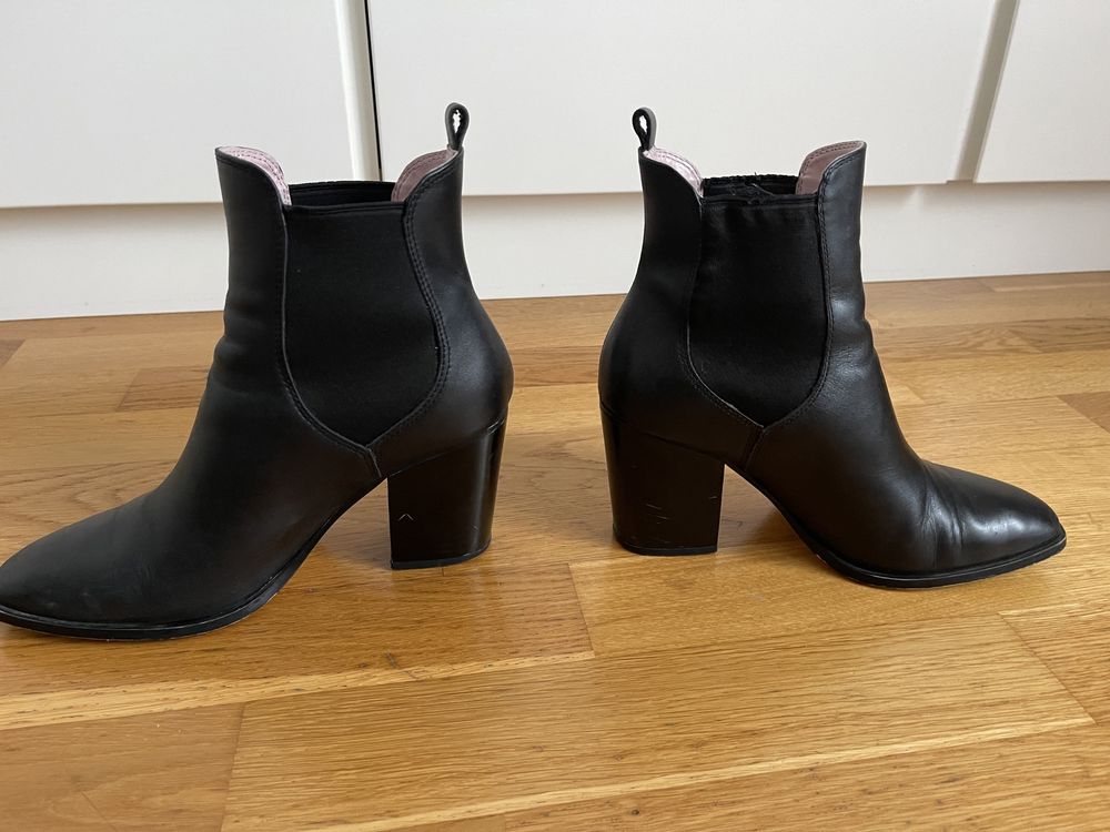 Botins Zara pretos 38