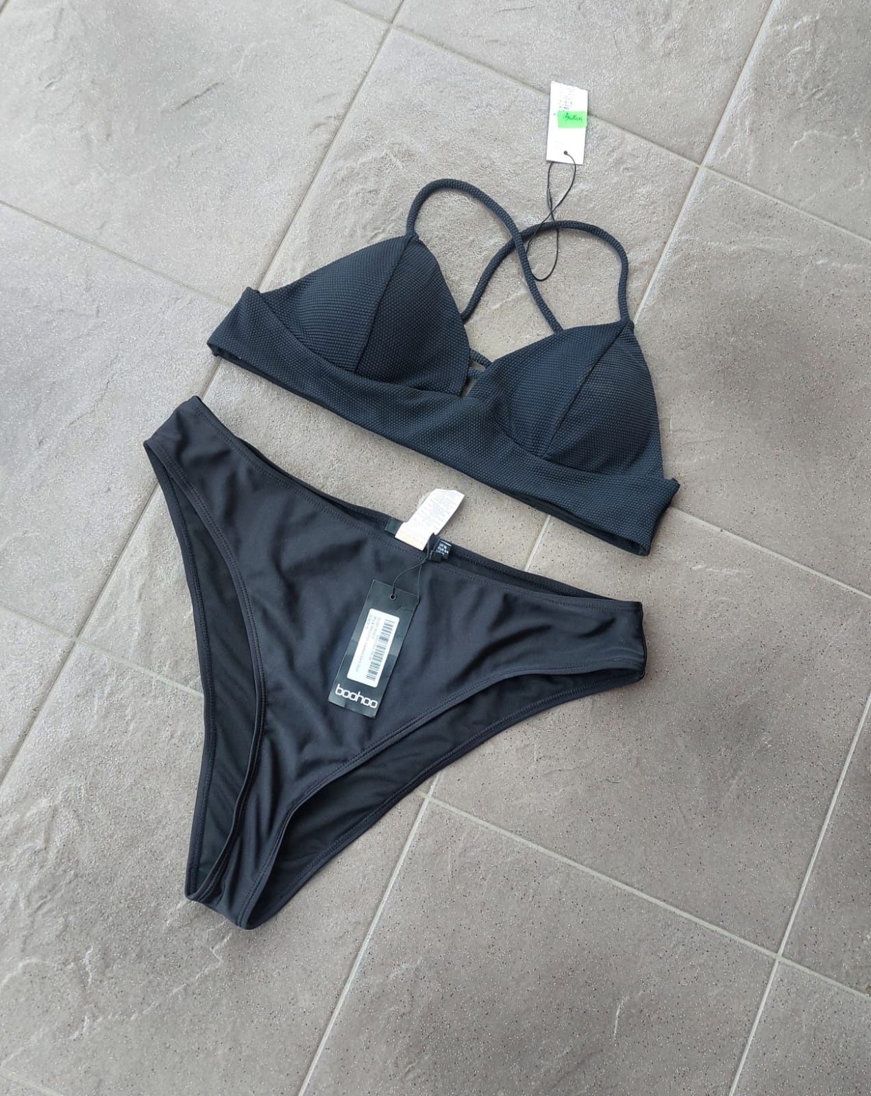 Strój kąpielowy bikini push up wysoki stan XL/XXL Nowy