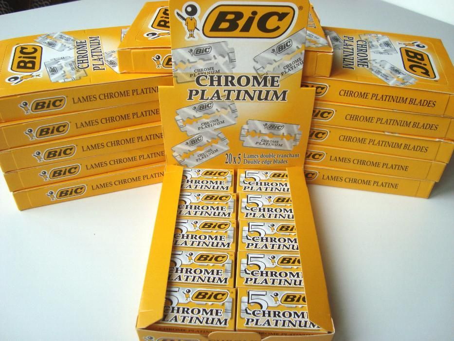 Lâminas De Barbear Bic Chrome Platinum