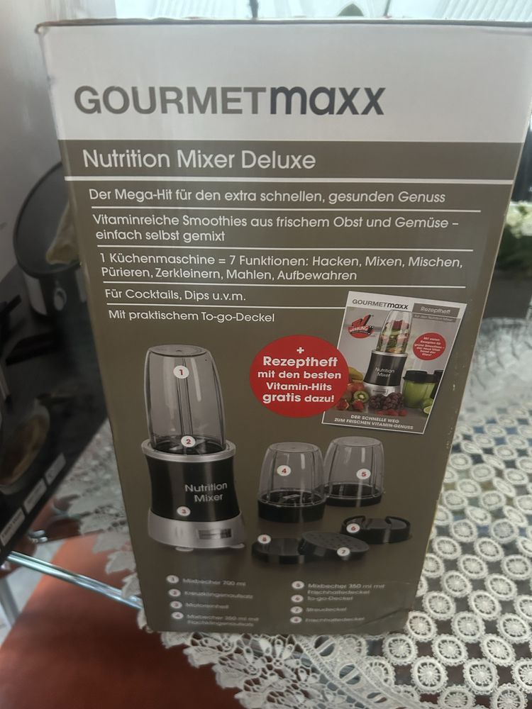 GOURMETmaxx Mikser do smoothie Nutrion | mikser stojący
