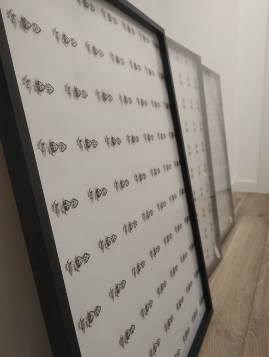 Ramki na ścianie 52cmx72cm