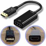 Adapter Displayport DP Do HDMI 4K Pozłacany Laptop Monitor TV