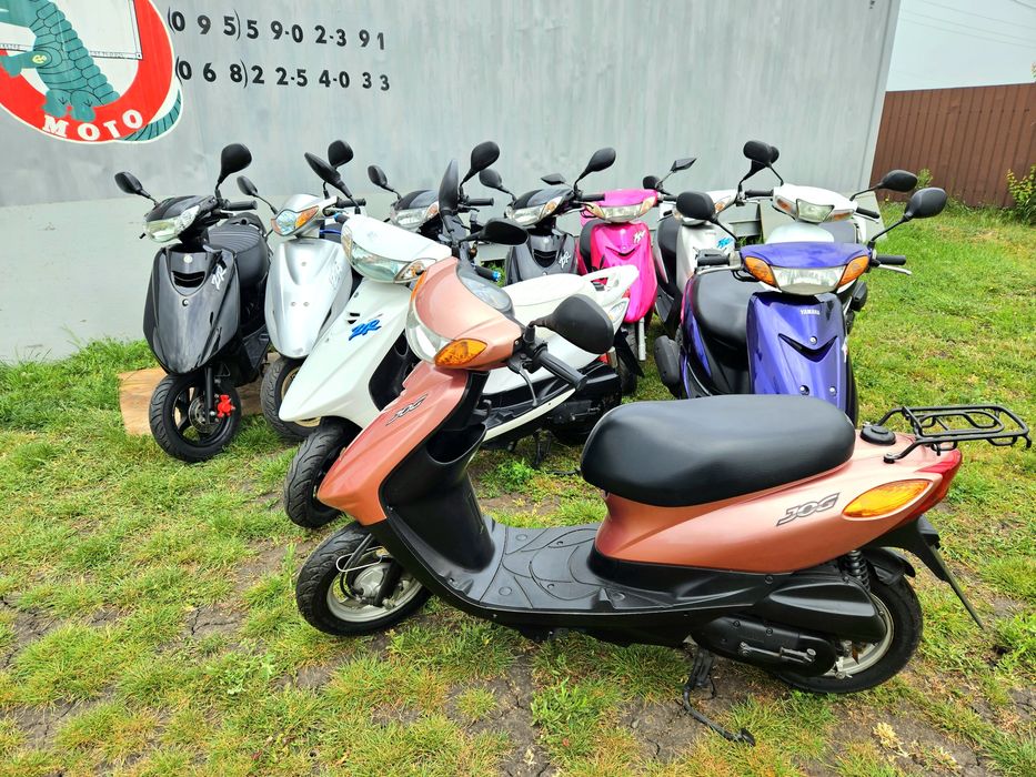 Мото з Японії:Ямаха jog 16/36 скутер без пробігу по Укр Мопед ДОСТАВКА