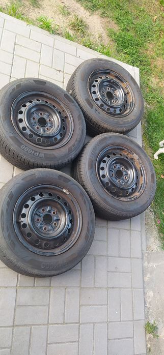 Koła 5x114,3 mm 15 cali felgi dużo bieżnika z oponami toyota camry  su