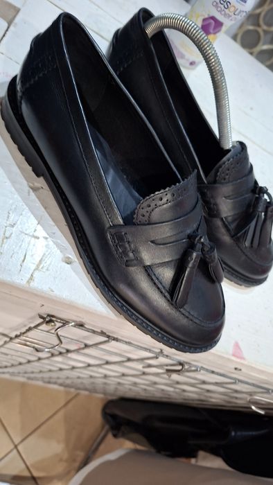 mokasyny skórzane 38 wkl 24,5