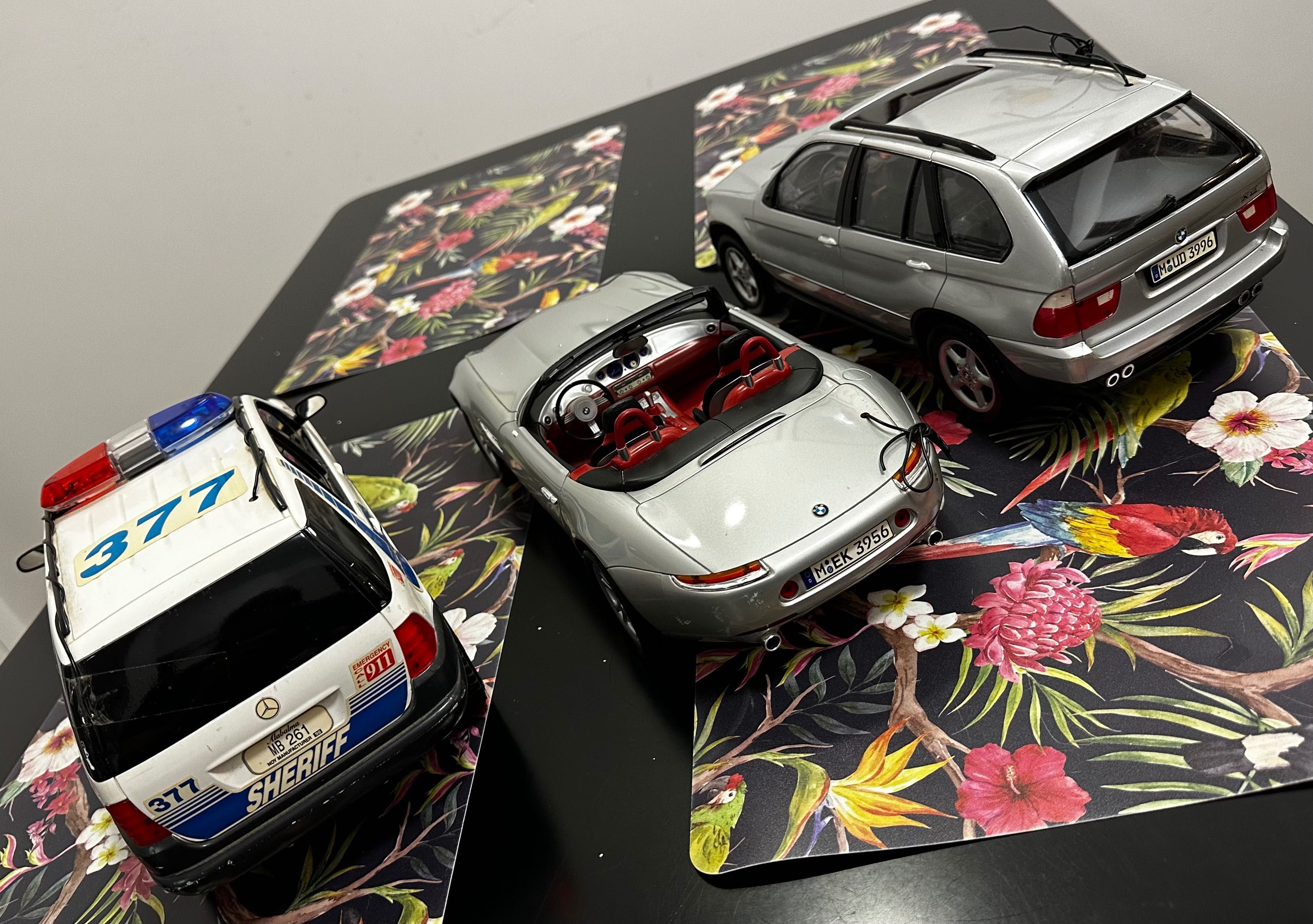 Dickie (RC Car) - BMW X5 4.4i (2003), BMW Z8 (2000), Mercedes ML ('97)