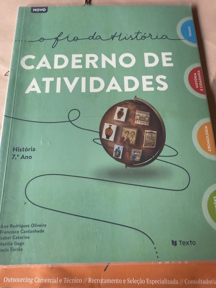 O fio da Hostoria - caderno de actividades