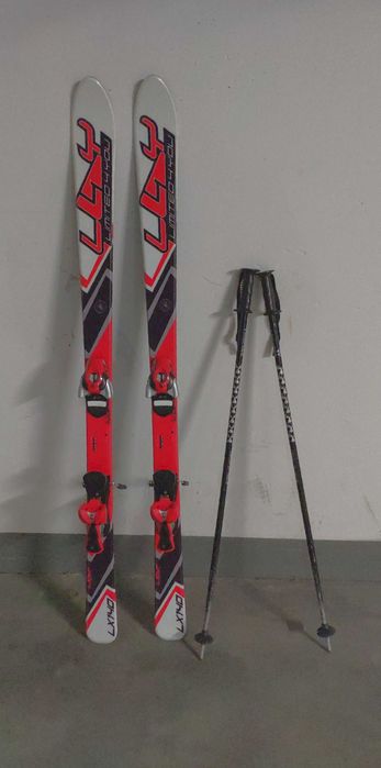 Austriackie narty zjazdowe 140cm - ***przygotowane do jazdy***