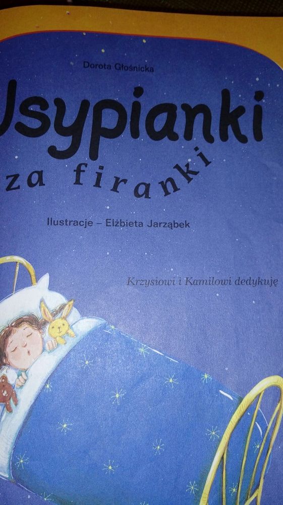 Usypianki zza firanki. Dorota Głośnicka