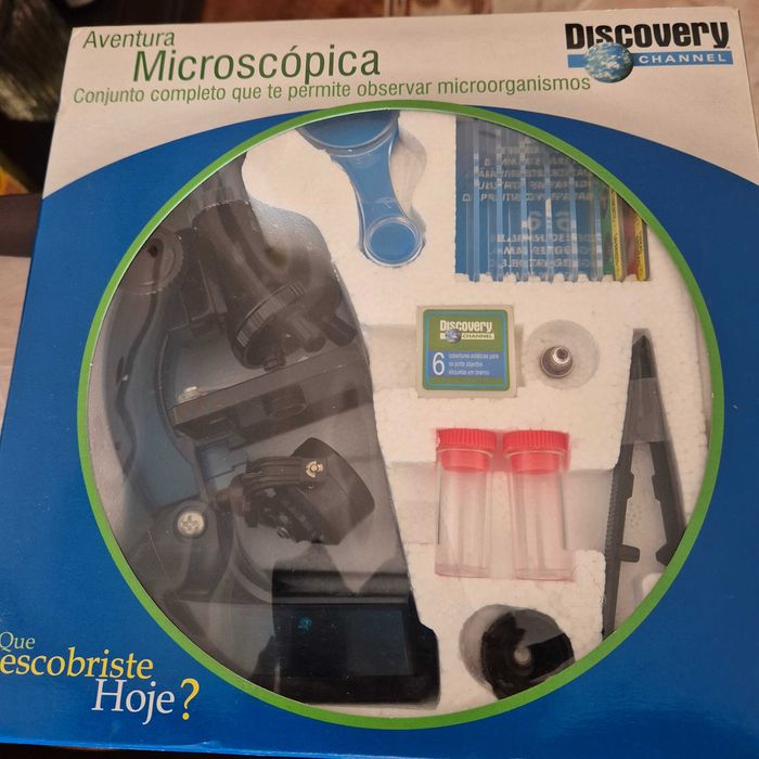 Prenda Microscópio NOVO Selado Discovery Channel NATAL PRENDA