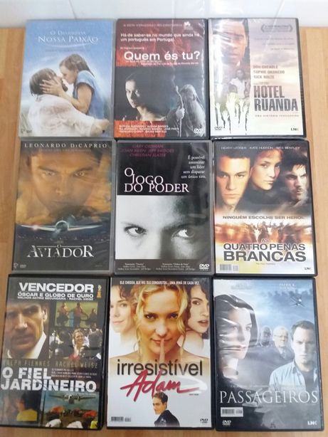 Lote de 9 DVDs originais (Filmes premiados)
