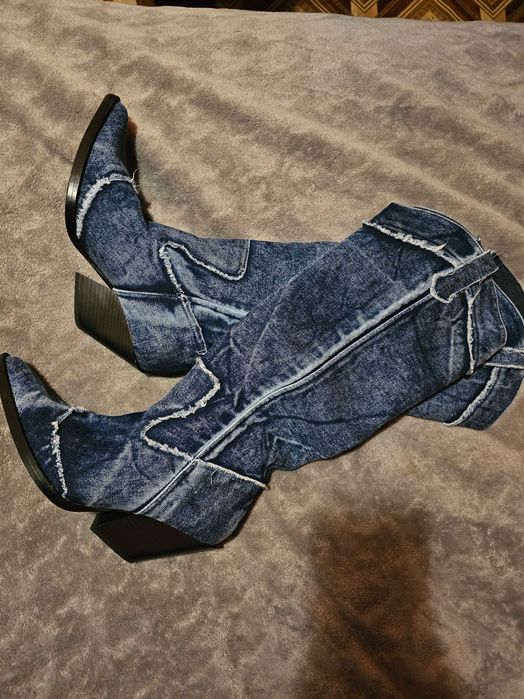 Сапоги, казаки Zara 40р.