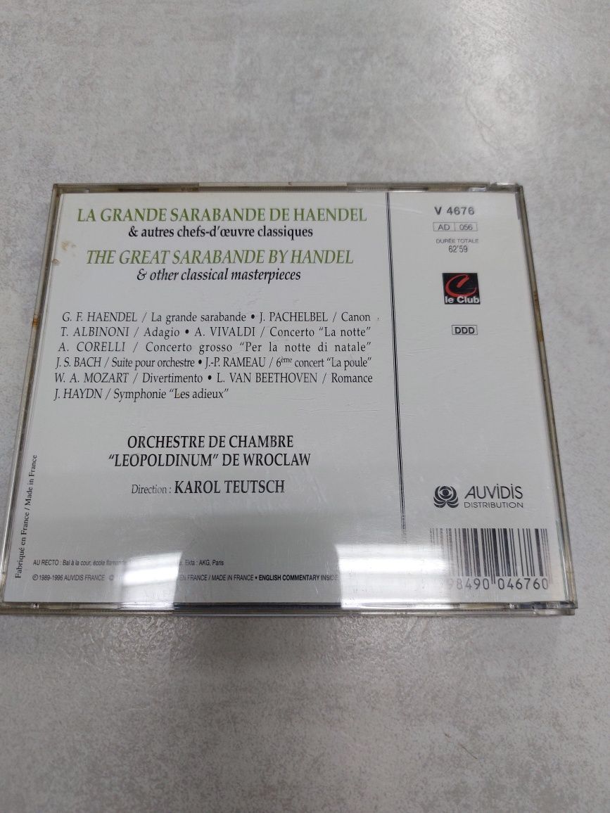 La Hrande Sarabande de Haendel. CD