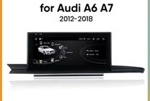 Rádio Android Audi A6 A7 Carplay 8core 4G WiFi 4/64GB GPS Idrive RMC