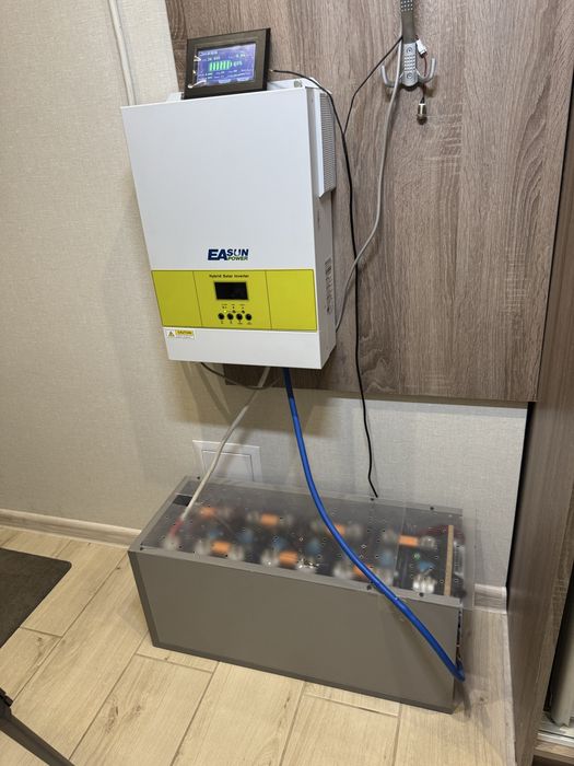 Інвертор EaSun + Акумуляторна збірка Lifepo4 7.2кВт на елементах EVE
