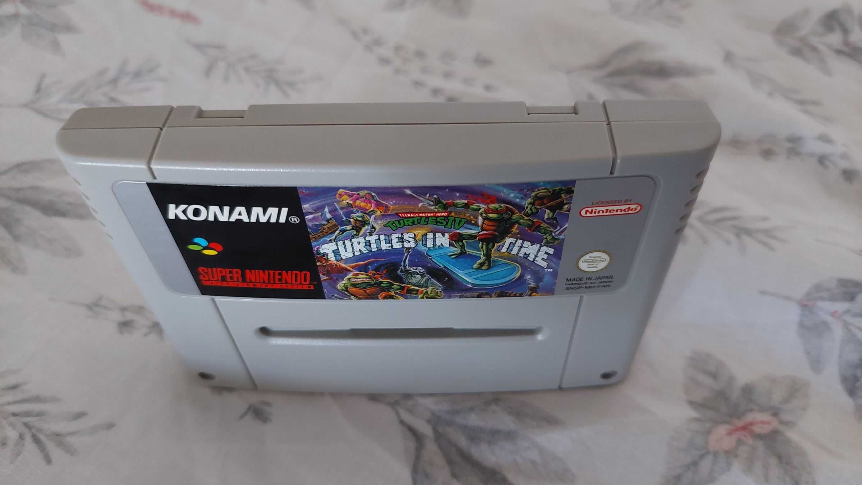 Jogo Turtles in Time para Super Nintendo