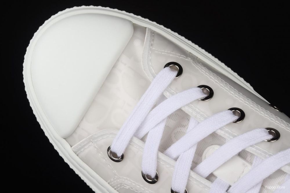 Buty Dior B-23 Oblique Low Białe