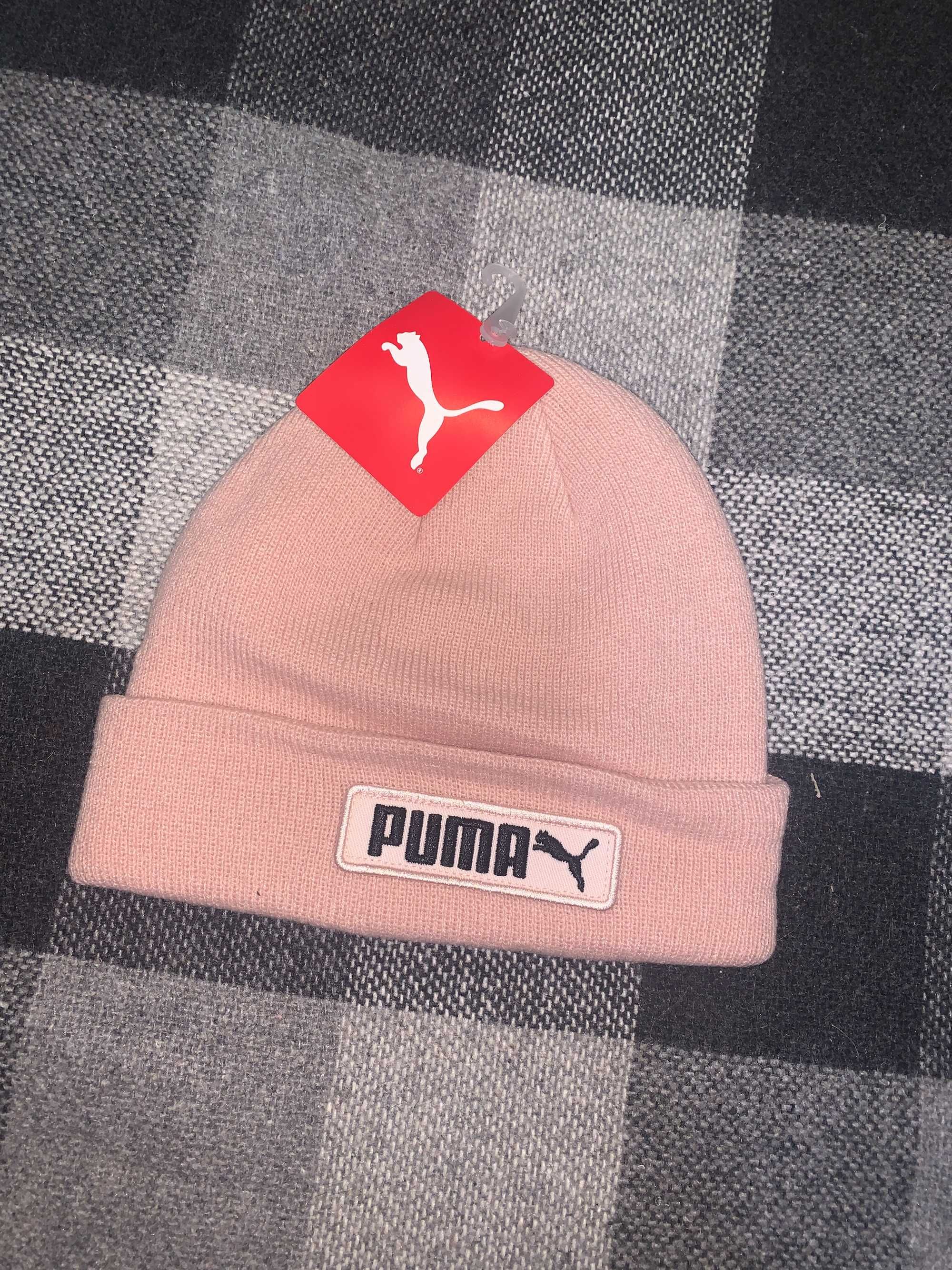 Розовая Зимняя Шапка Puma classics cuff beanie новая оригинал из США