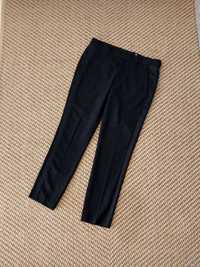 Spodnie Męskie Slim fit H&M Czarne eleganckie spodnie z kantem Nowe