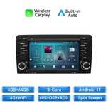 Rádio ANDROID AUDI A3 8P TT 8J * NOVO * 4GB RAM * CANBUS *