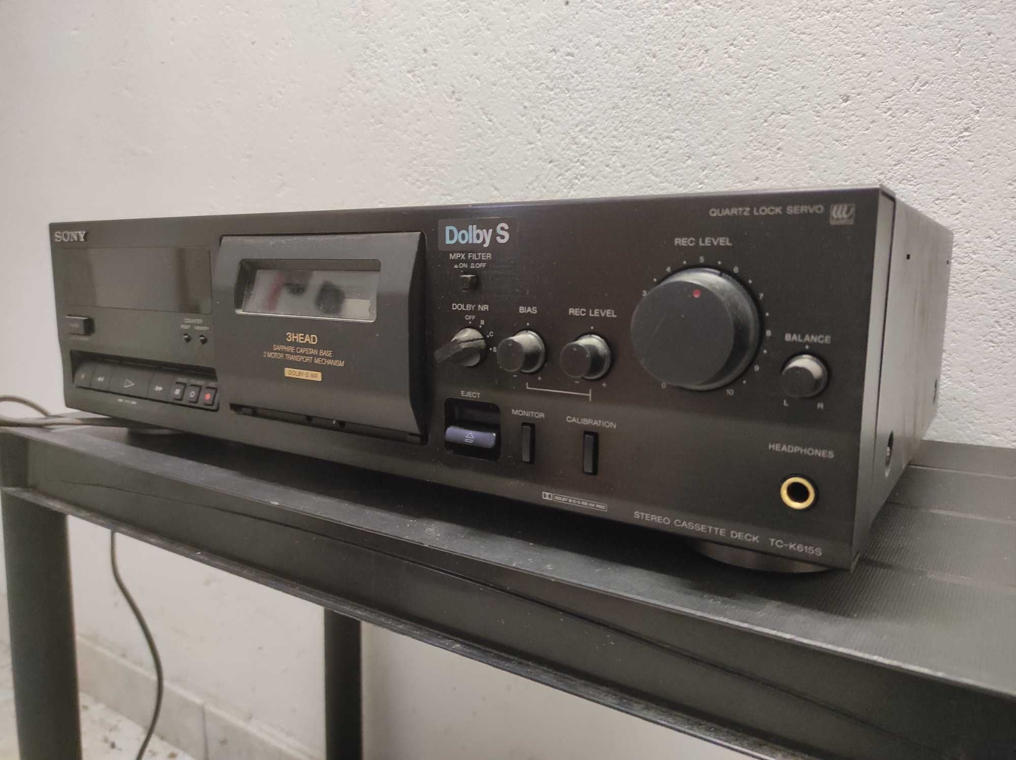 Sony TC-K615S 3head stereo cassette deck
