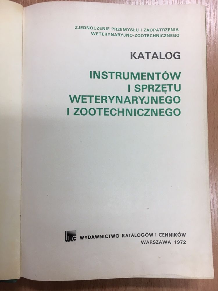 Instrumenty i sprzęt weterynaryjny i zootechniczny