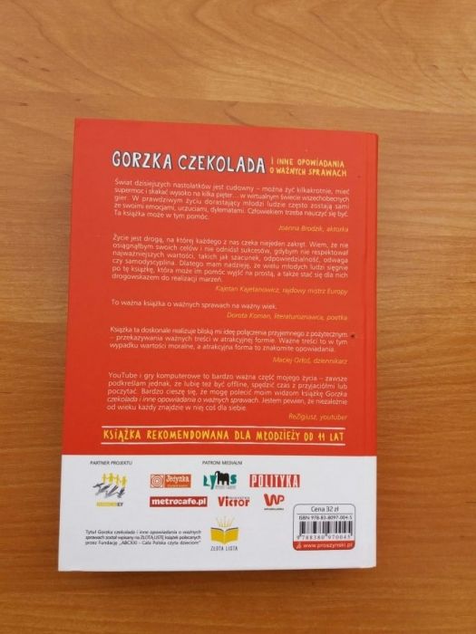 Książka "Gorzka czekolada"