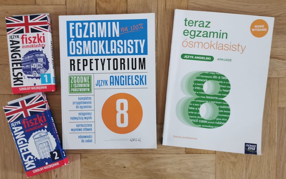 Greg angielski repetytorium egzamin ósmoklasisty nowa era arkusze fisz